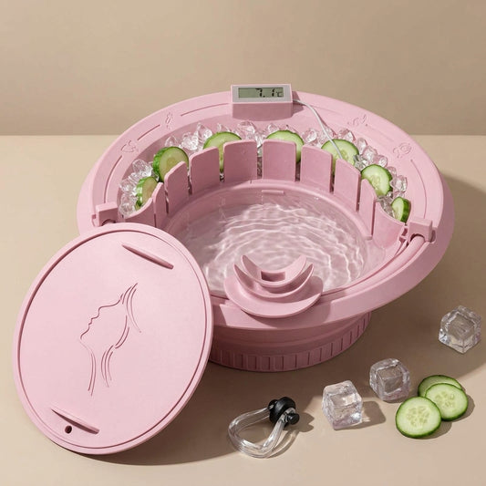 Bassin de soin visage par le froid KRYOVA coloris Rose Nordique